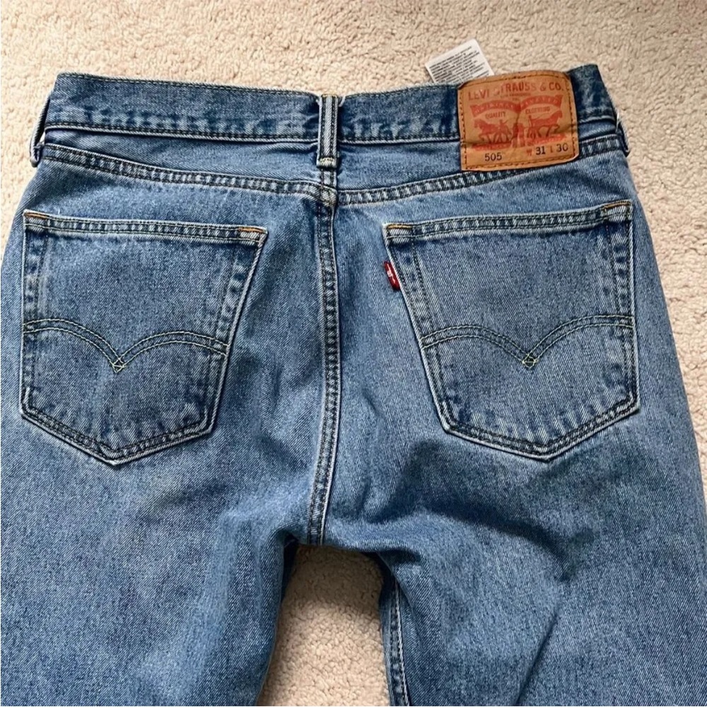 Mens Levi 505s denim jeans